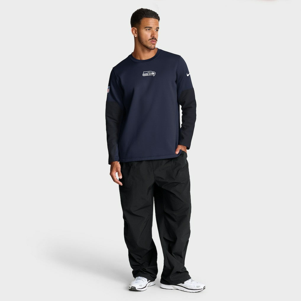 Sideline Coach Therma-FIT Long Sleeve T-Shirt - Seattle Seahawks T-shirts