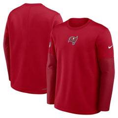 Sideline Coach Therma-FIT Long Sleeve T-Shirt - Tampa Bay Buccaneers T-shirts