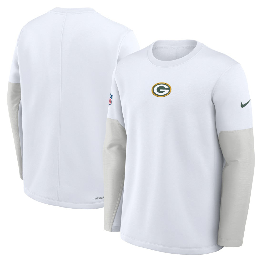 Sideline Coach Therma-FIT Long Sleeve T-Shirt - Green Bay Packers T-shirts