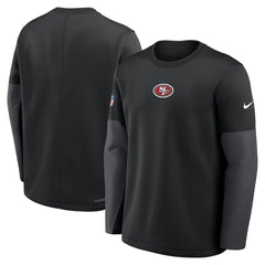 Sideline Coach Therma-FIT Long Sleeve T-Shirt - San Francisco 49ers T-shirts
