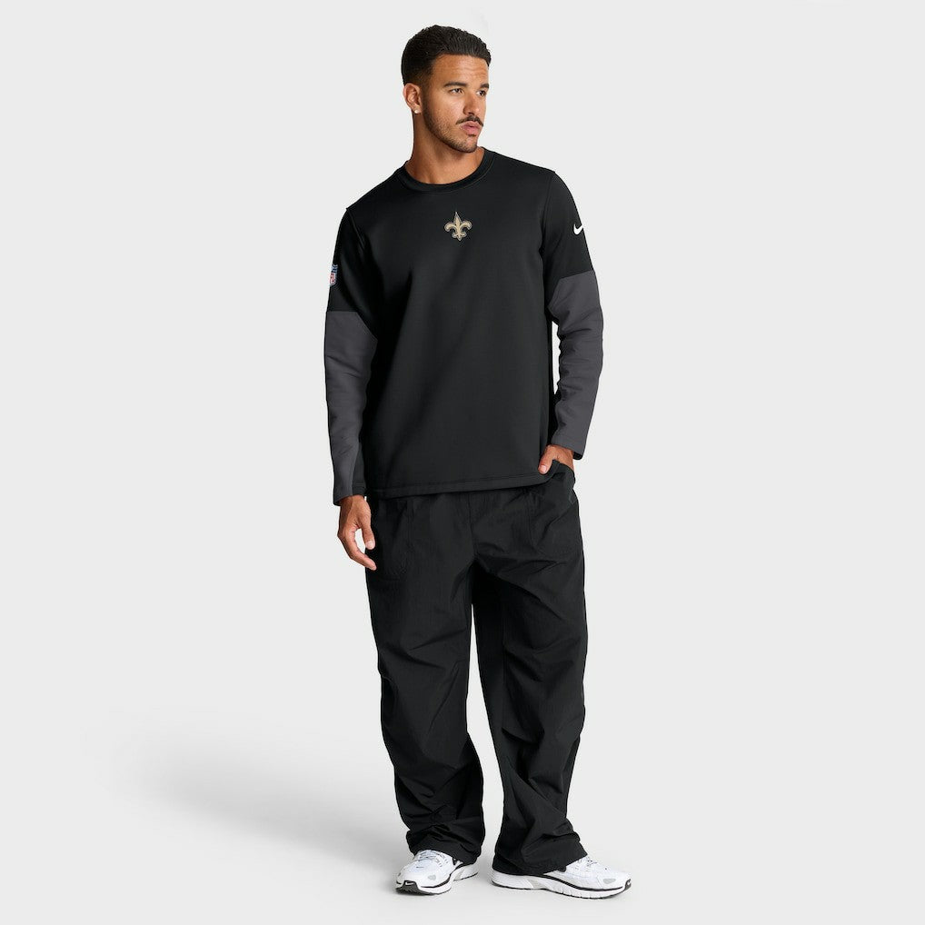 Sideline Coach Therma-FIT Long Sleeve T-Shirt - New Orleans Saints T-shirts