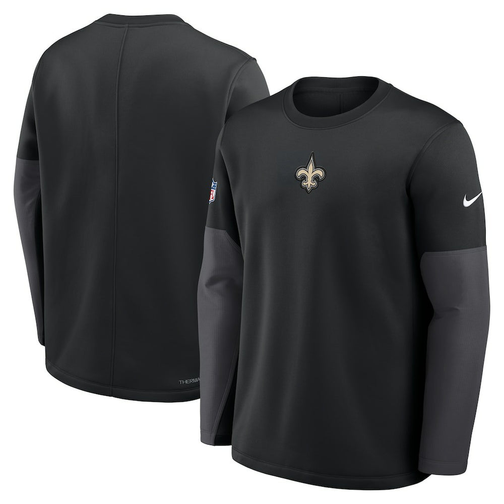 Sideline Coach Therma-FIT Long Sleeve T-Shirt - New Orleans Saints T-shirts