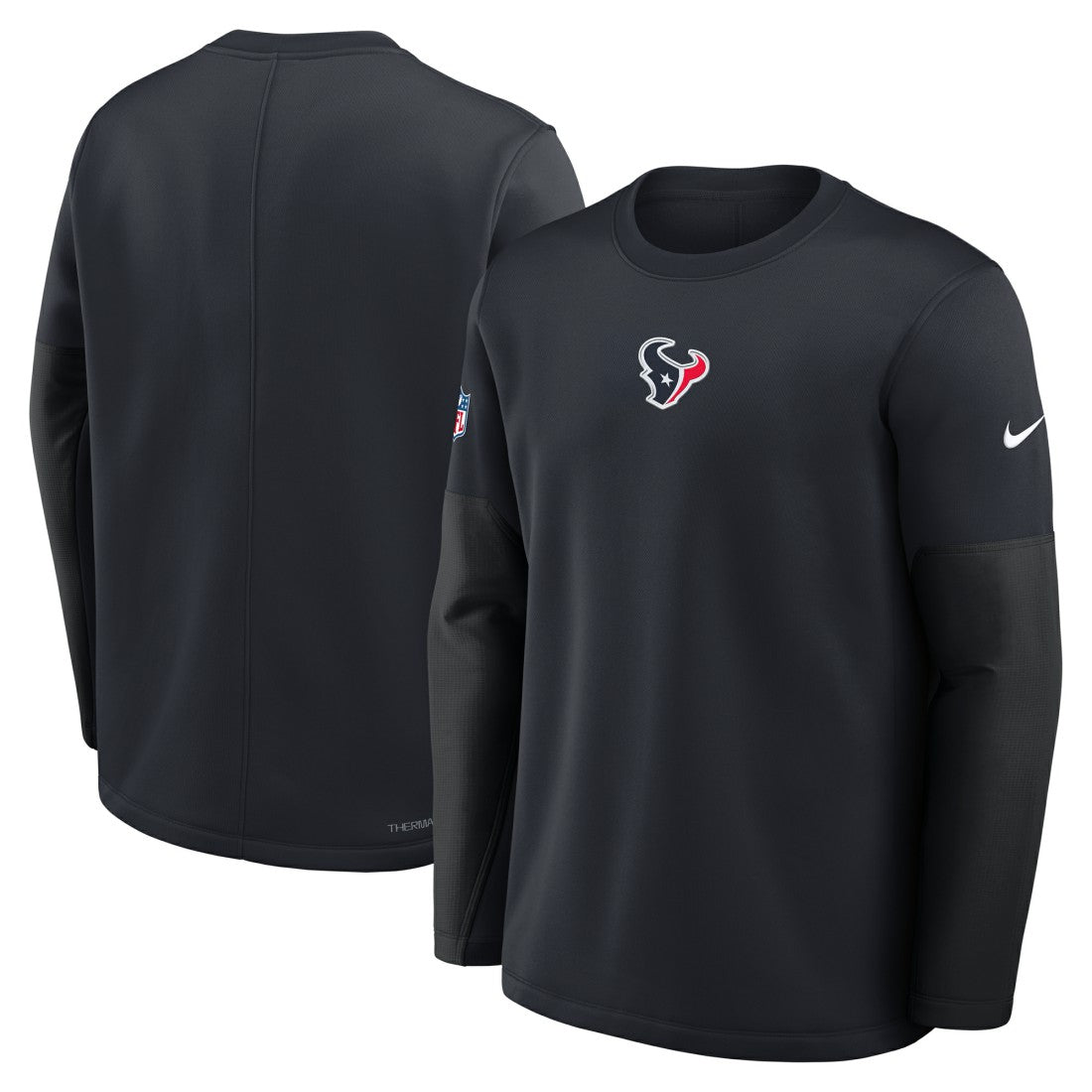 Sideline Coach Therma-FIT Long Sleeve T-Shirt - Houston Texans T-shirts
