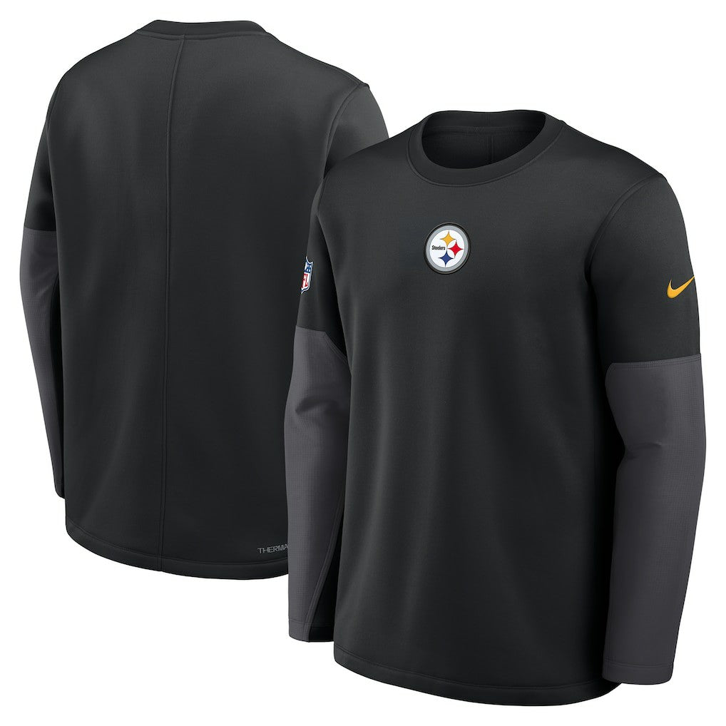 Sideline Coach Therma-FIT Long Sleeve T-Shirt - Pittsburgh Steelers T-shirts
