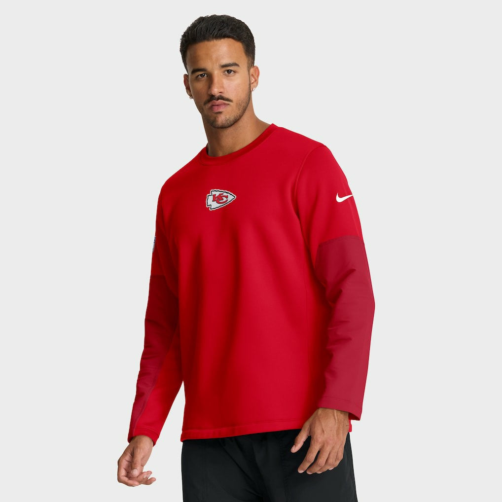 Sideline Coach Therma-FIT Long Sleeve T-Shirt - Kansas City Chiefs T-shirts