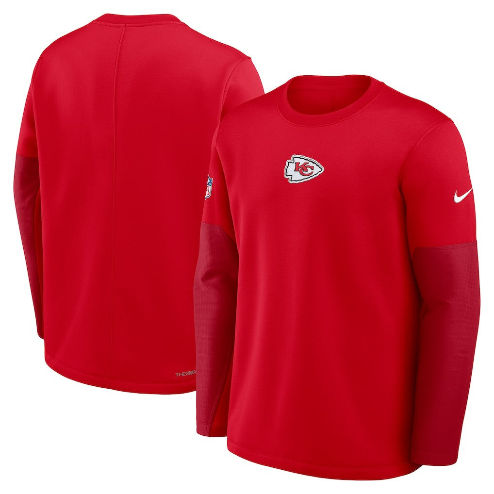 Sideline Coach Therma-FIT Long Sleeve T-Shirt - Kansas City Chiefs T-shirts