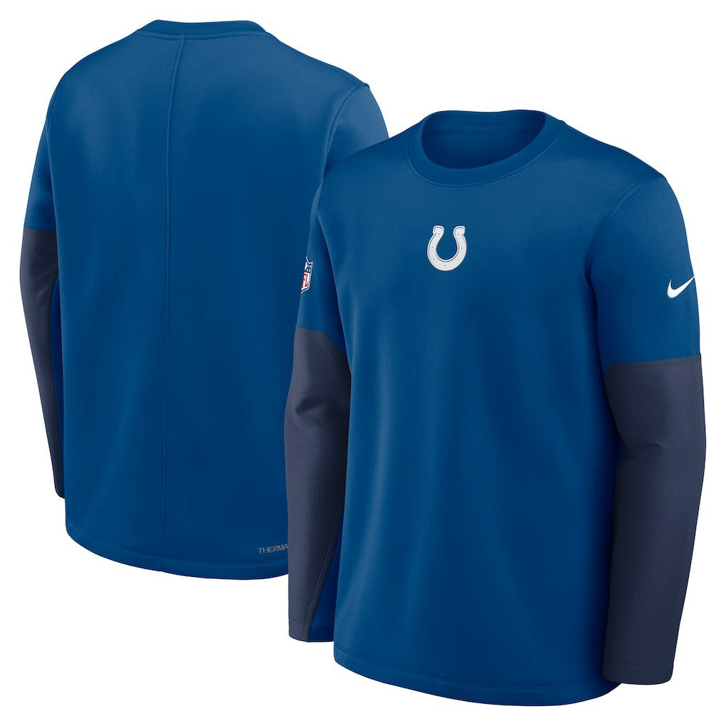 Sideline Coach Therma-FIT Long Sleeve T-Shirt - Indianapolis Colts T-shirts