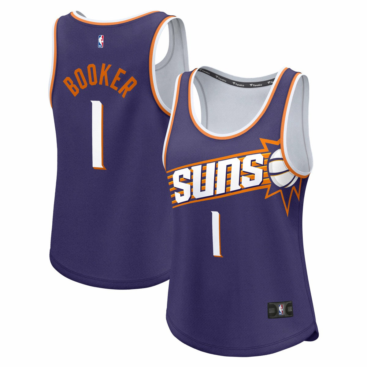 Fanatics Devin Booker Phoenix Suns Women's Fast Break Player Jersey