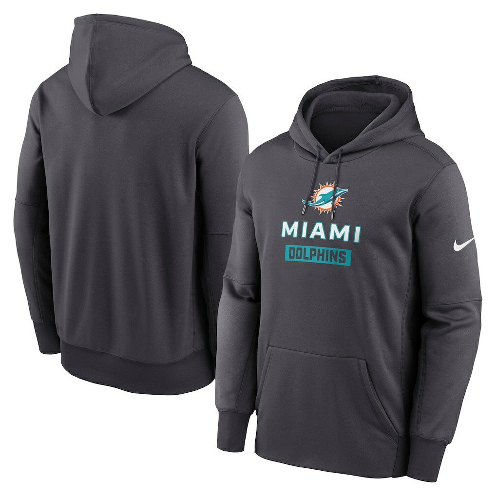 Toss Sweep Performance Pullover Hoodie - Miami Dolphins Hoodies