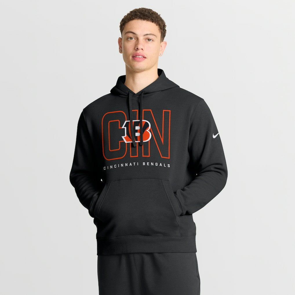 Busted Play Club Fleece Pullover Hoodie - Cincinnati Bengals Hoodies