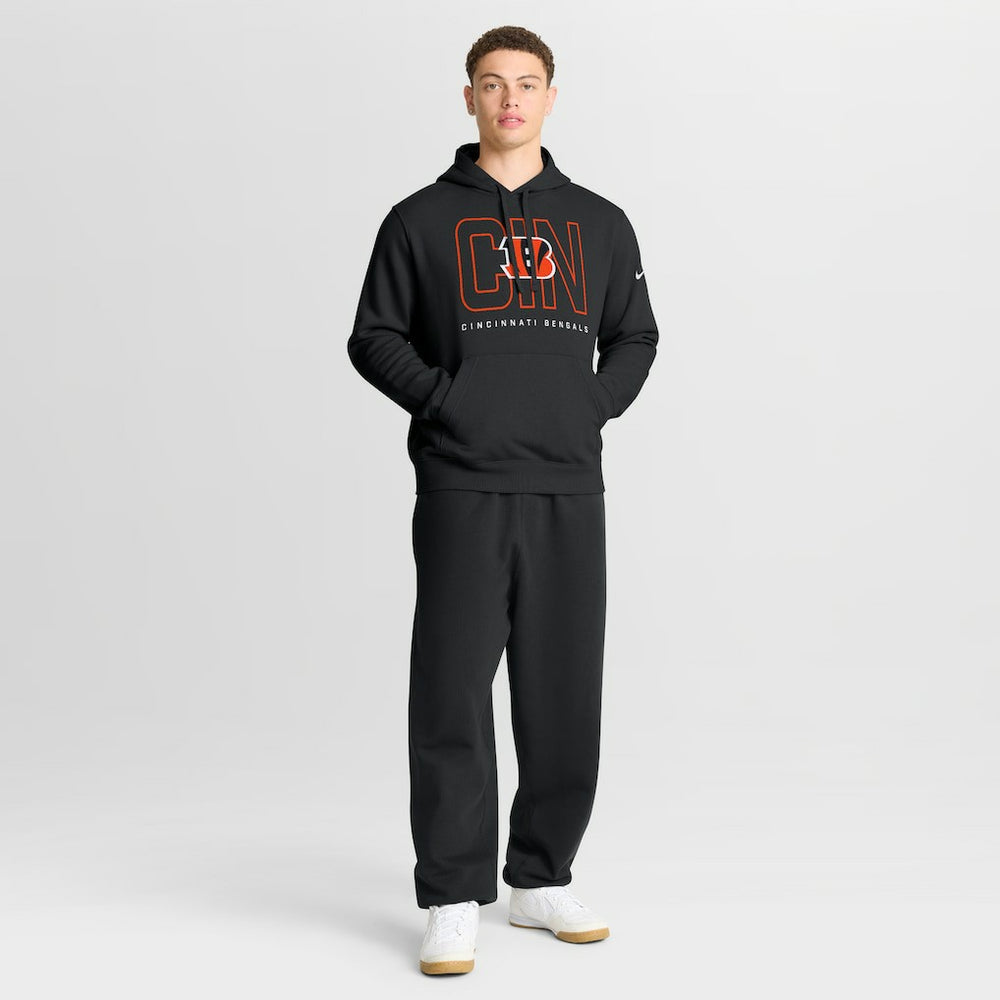 Busted Play Club Fleece Pullover Hoodie - Cincinnati Bengals Hoodies