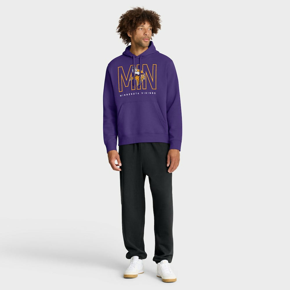Busted Play Club Fleece Pullover Hoodie - Minnesota Vikings Hoodies