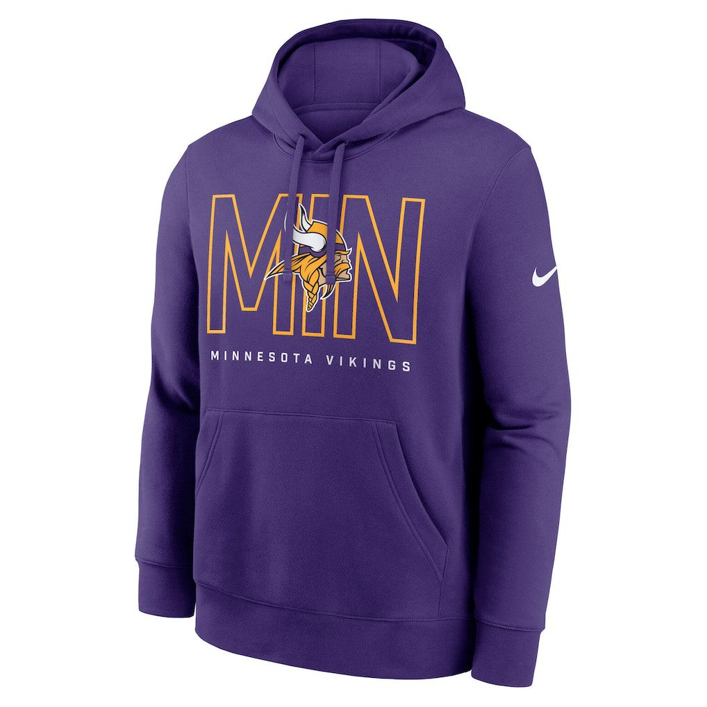 Busted Play Club Fleece Pullover Hoodie - Minnesota Vikings Hoodies