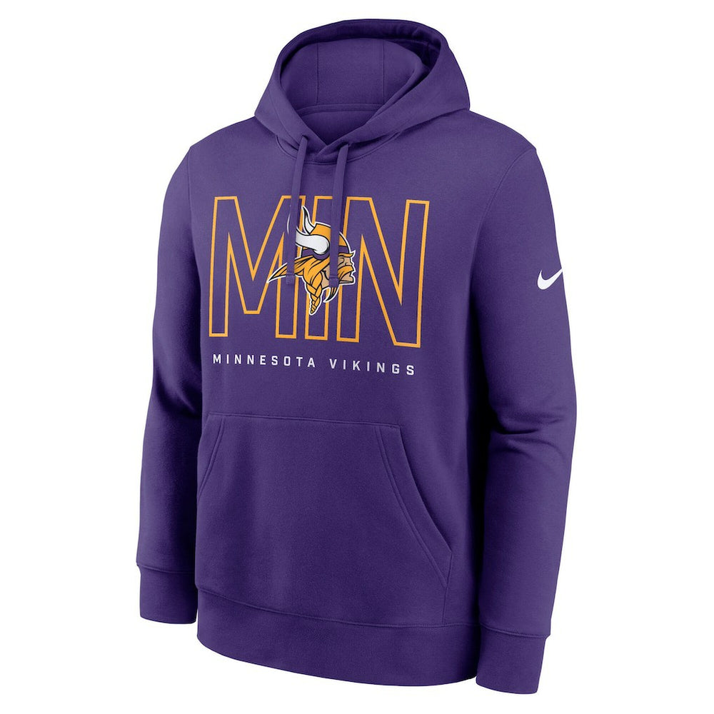 Busted Play Club Fleece Pullover Hoodie - Minnesota Vikings Hoodies