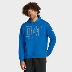 Busted Play Club Fleece Pullover Hoodie - Detroit Lions Hoodies