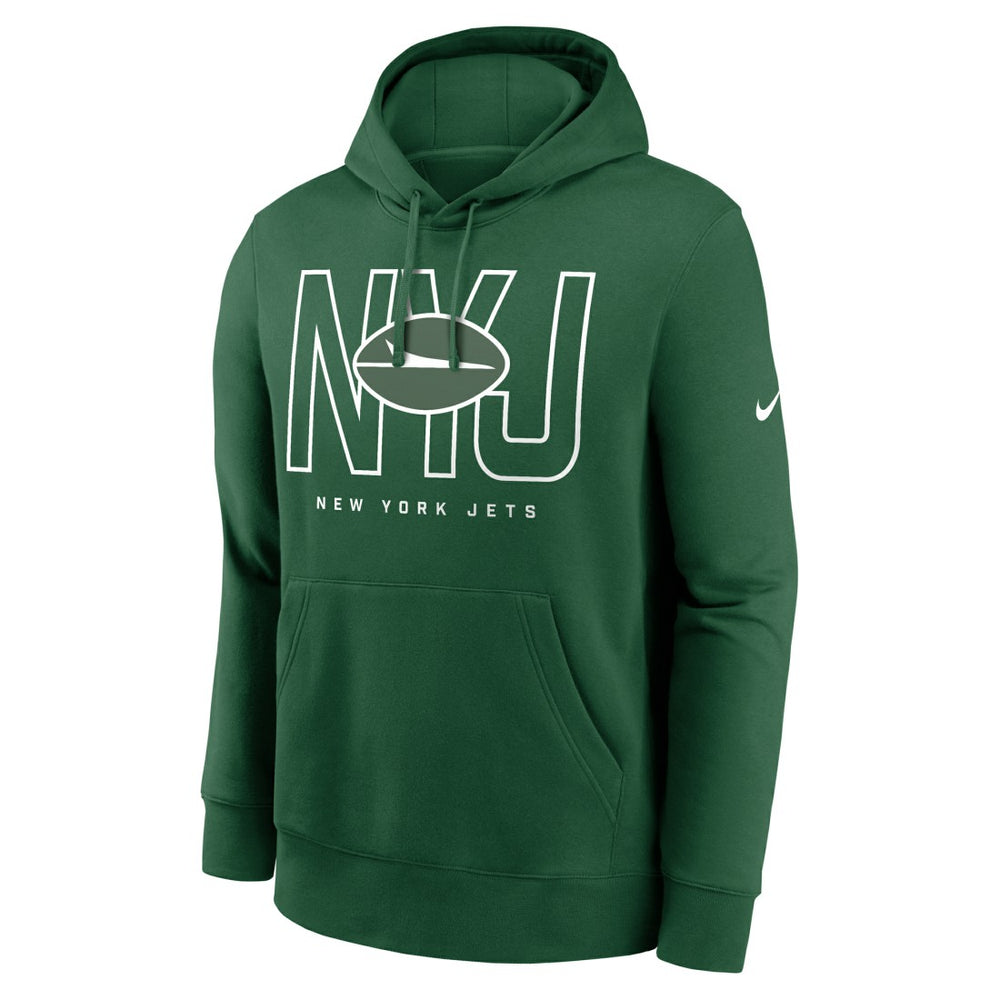 Busted Play Club Fleece Pullover Hoodie - New York Jets Hoodies