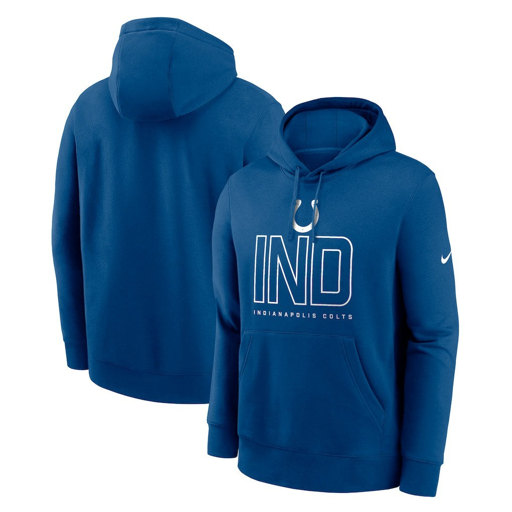 Busted Play Club Fleece Pullover Hoodie - Indianapolis Colts Hoodies