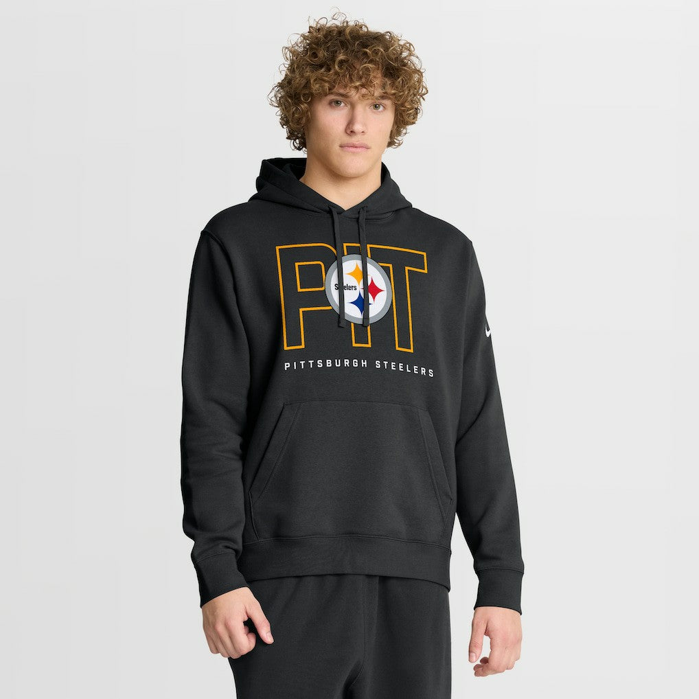 Busted Play Club Fleece Pullover Hoodie - Pittsburgh Steelers Hoodies