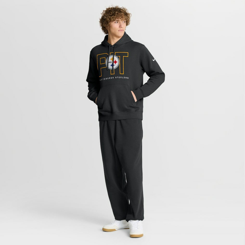 Busted Play Club Fleece Pullover Hoodie - Pittsburgh Steelers Hoodies