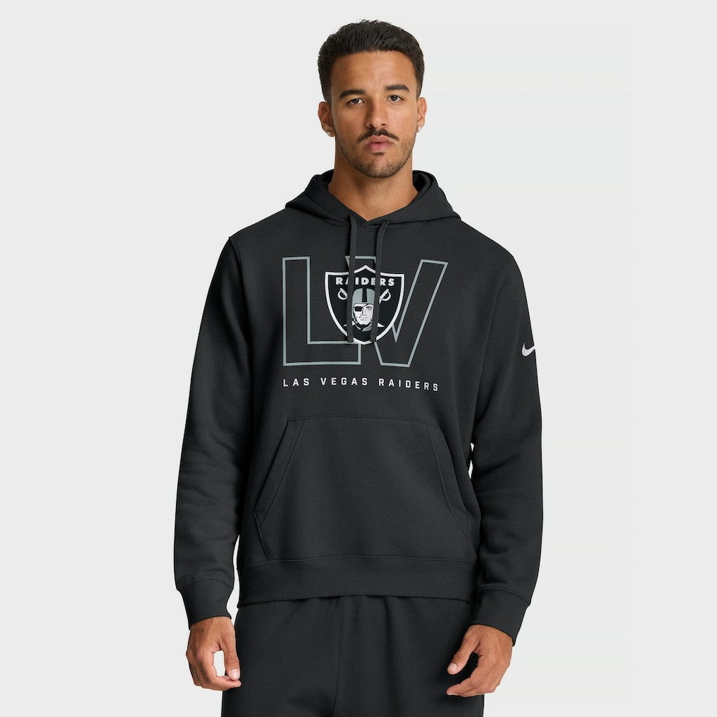 Busted Play Club Fleece Pullover Hoodie - Las Vegas Raiders Hoodies