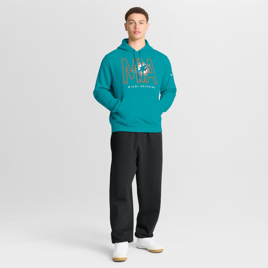 Busted Play Club Fleece Pullover Hoodie - Miami Dolphins Hoodies