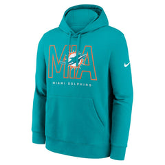 Busted Play Club Fleece Pullover Hoodie - Miami Dolphins Hoodies