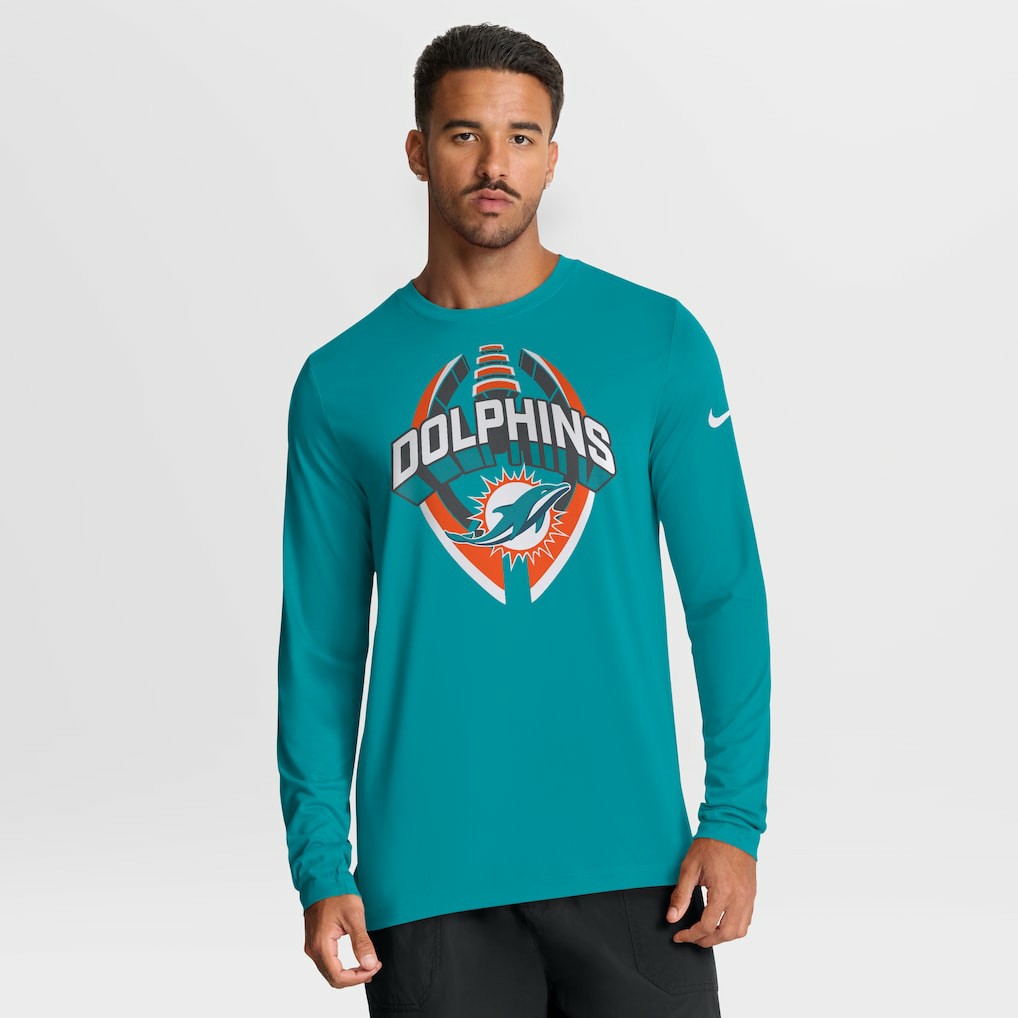 Primetime Legend Icon Performance Long Sleeve T-Shirt - Miami Dolphins T-shirts