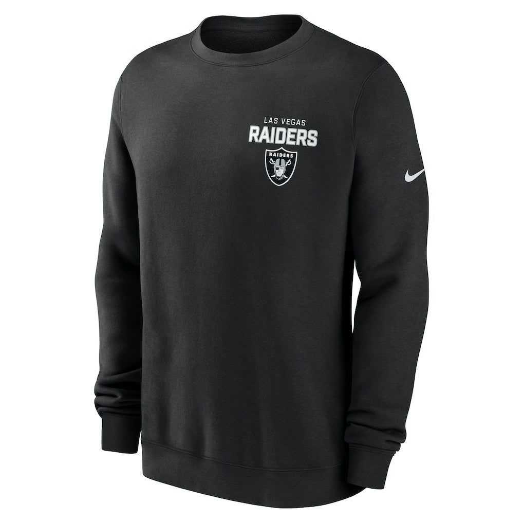 Primetime Club Fleece Pullover Sweatshirt - Las Vegas Raiders Pullover