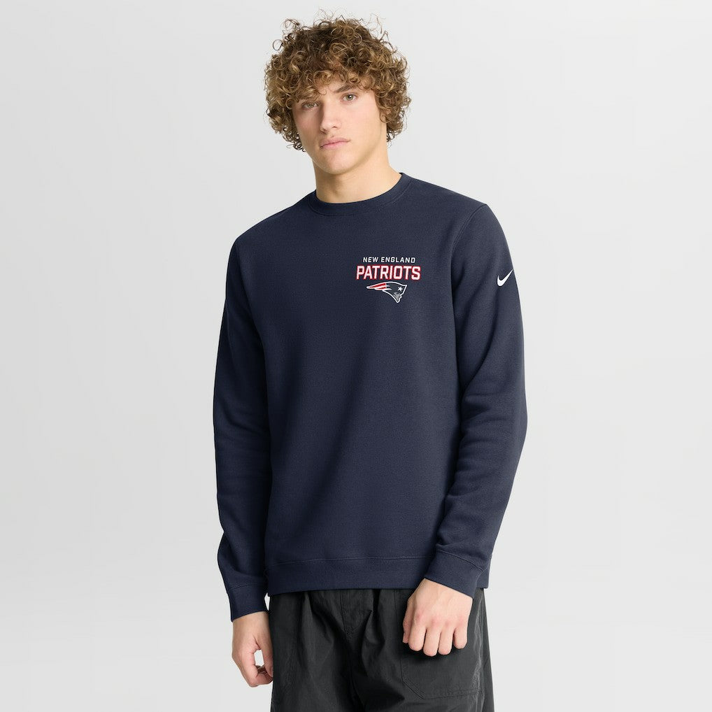 Primetime Club Fleece Pullover Sweatshirt - New England Patriots Pullover