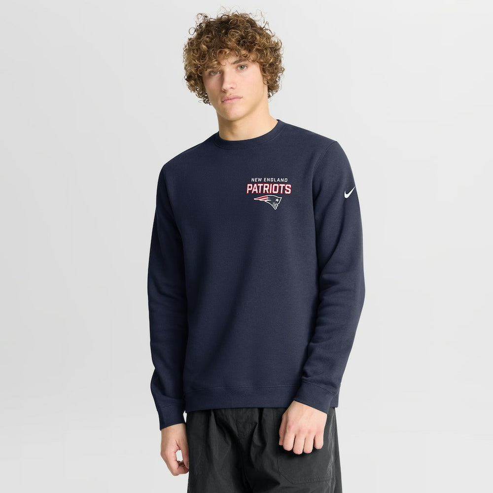 Primetime Club Fleece Pullover Sweatshirt - New England Patriots Pullover