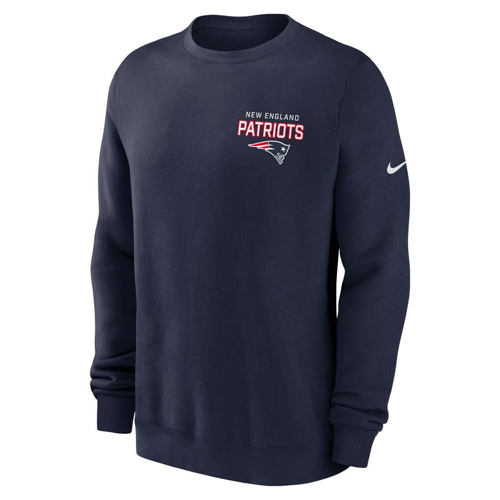 Primetime Club Fleece Pullover Sweatshirt - New England Patriots Pullover