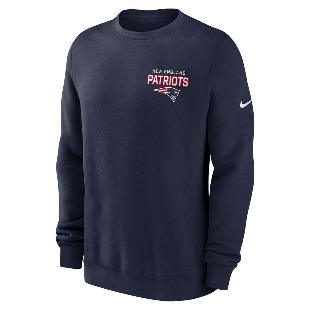 Primetime Club Fleece Pullover Sweatshirt - New England Patriots Pullover