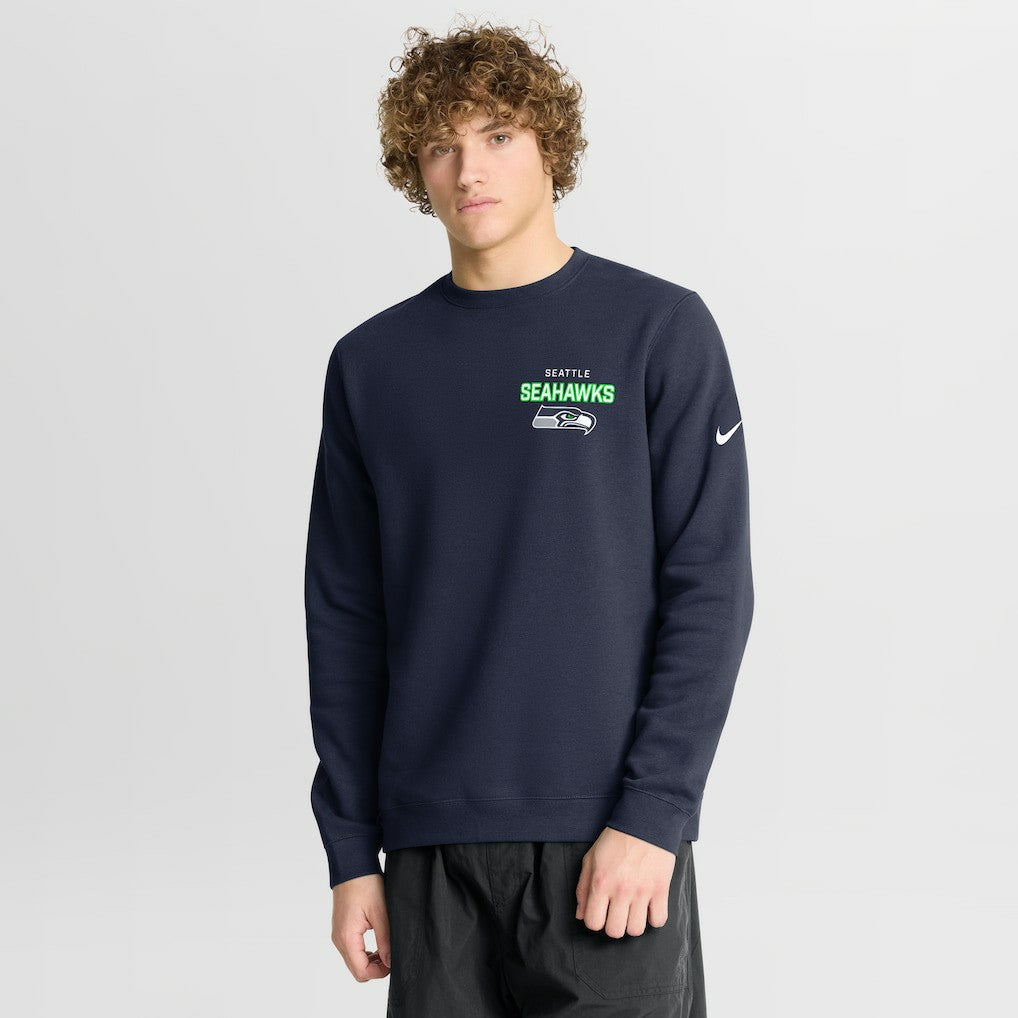 Primetime Club Fleece Pullover Sweatshirt - Seattle Seahawks Pullover