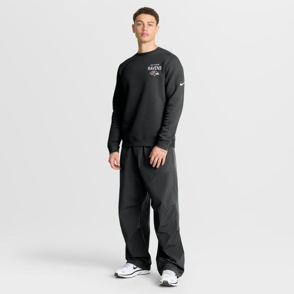 Primetime Club Fleece Pullover Sweatshirt - Baltimore Ravens Pullover