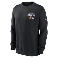 Primetime Club Fleece Pullover Sweatshirt - Baltimore Ravens Pullover