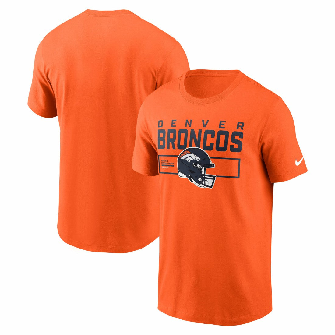 Primetime Helmet Essential T-Shirt - Denver Broncos T-shirts