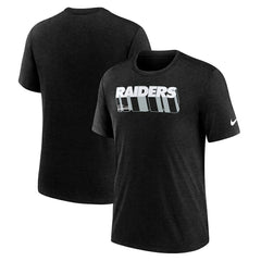 Long Pass Tri-Blend T-Shirt - Las Vegas Raiders T-shirts