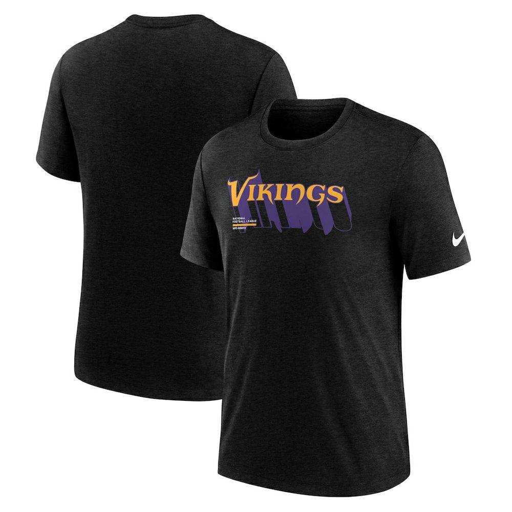 Long Pass Tri-Blend T-Shirt - Minnesota Vikings T-shirts