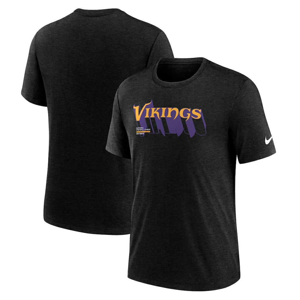 Long Pass Tri-Blend T-Shirt - Minnesota Vikings T-shirts