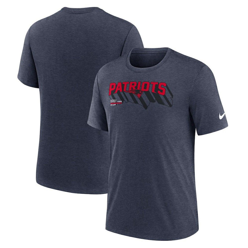 Long Pass Tri-Blend T-Shirt - New England Patriots T-shirts