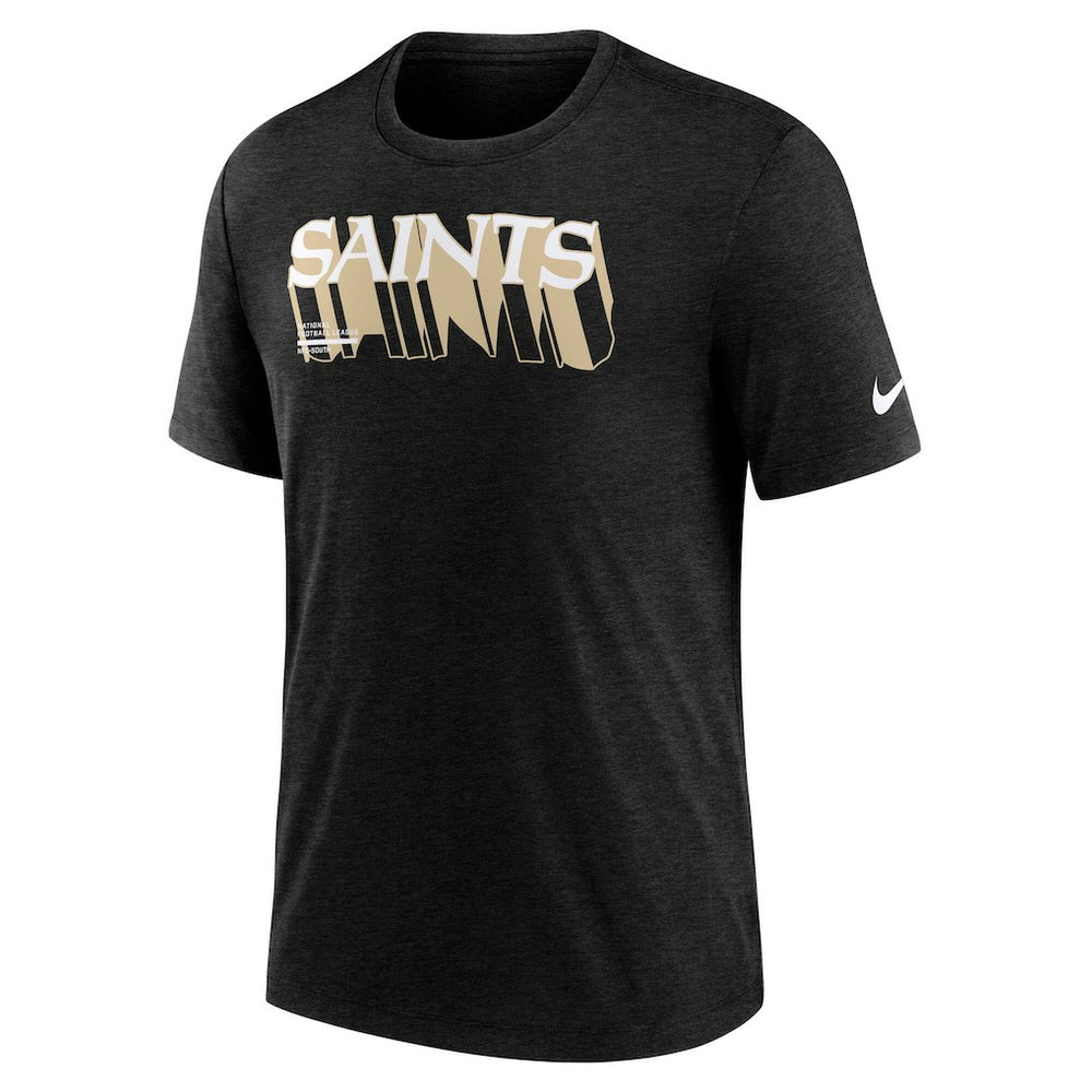 Long Pass Tri-Blend T-Shirt - New Orleans Saints T-shirts