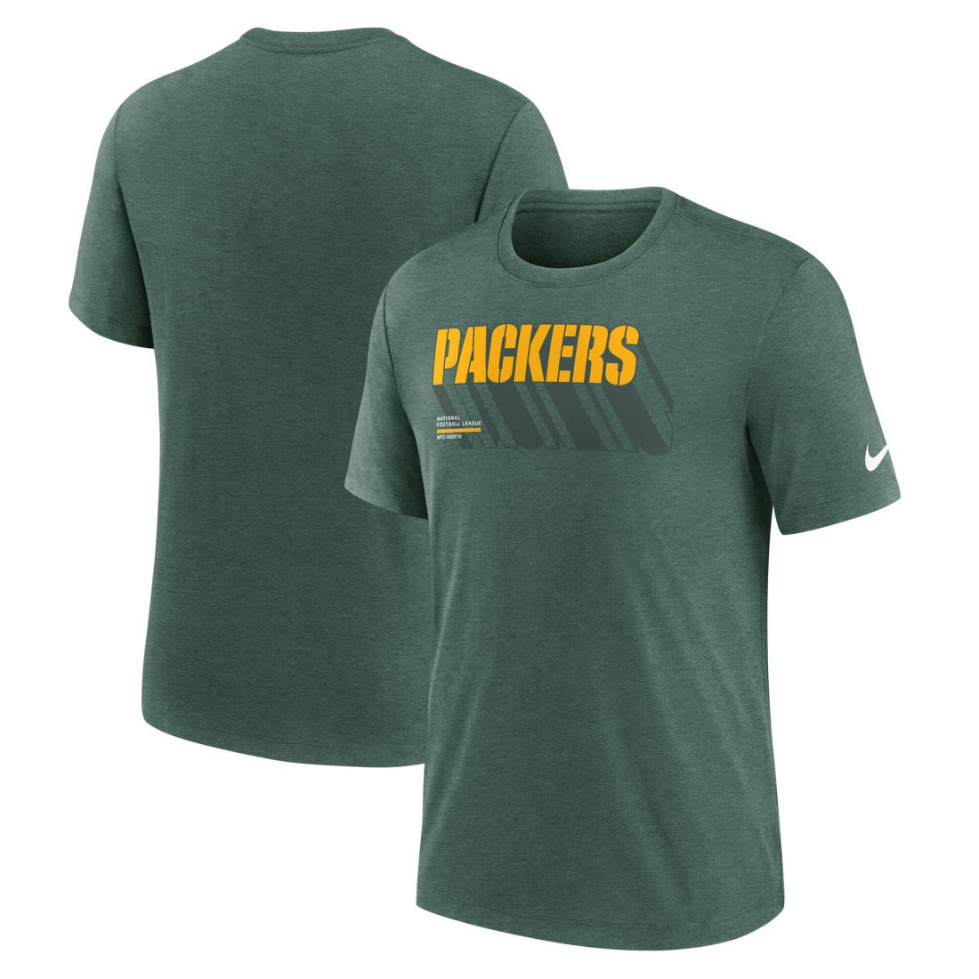 Long Pass Tri-Blend T-Shirt - Green Bay Packers T-shirts