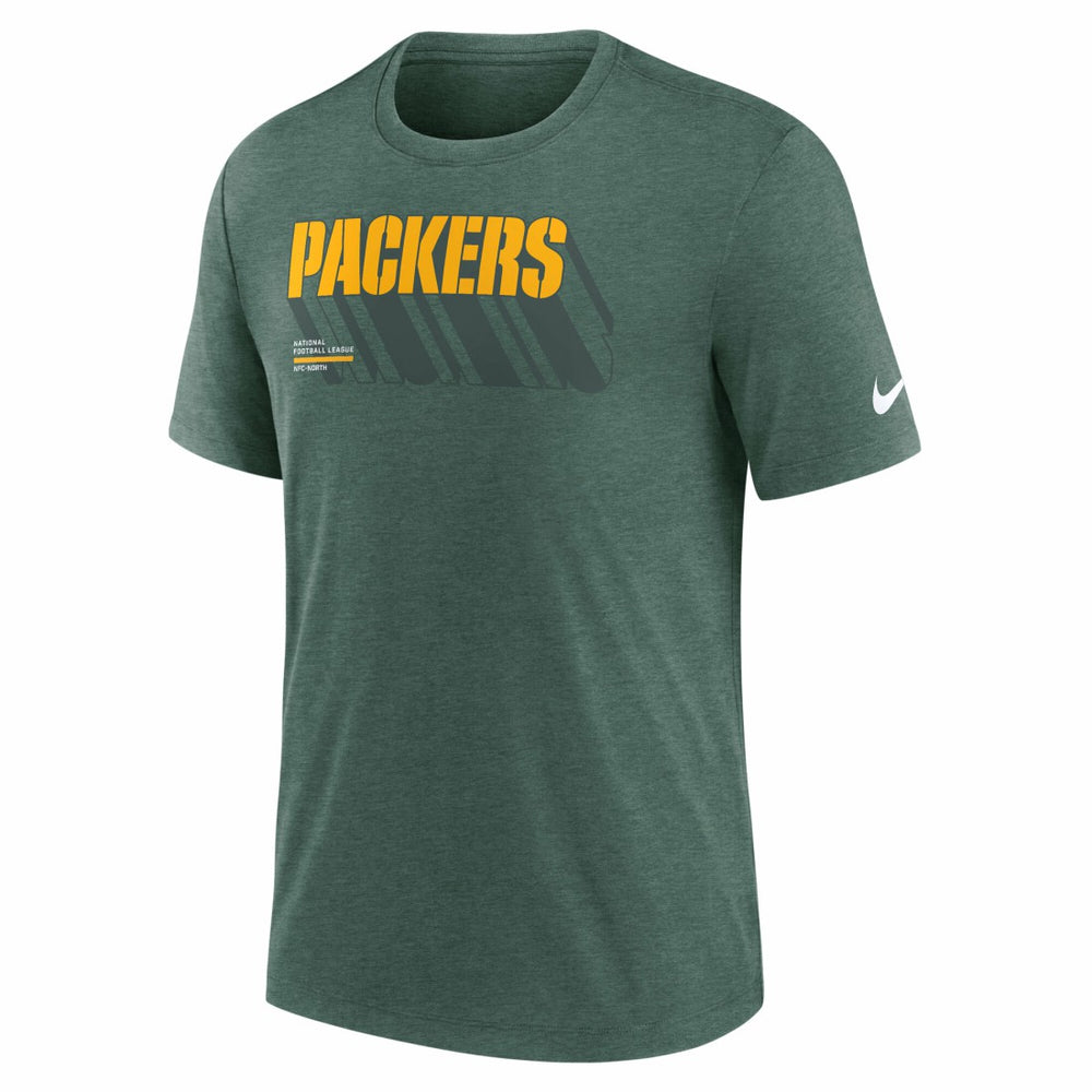 Long Pass Tri-Blend T-Shirt - Green Bay Packers T-shirts