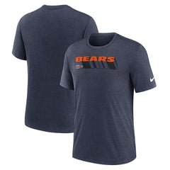 Long Pass Tri-Blend T-Shirt - Chicago Bears T-shirts