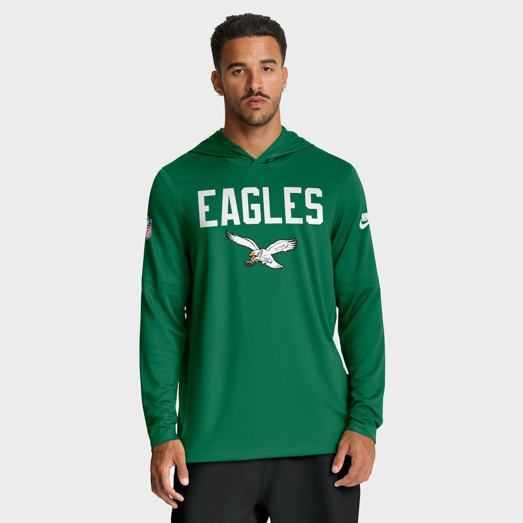 Big & Tall Alt Pack Dri-FIT Long Sleeve Hoodie T-Shirt  - Philadelphia Eagles Hoodies