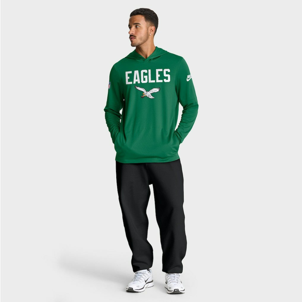 Big & Tall Alt Pack Dri-FIT Long Sleeve Hoodie T-Shirt  - Philadelphia Eagles Hoodies