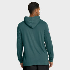 Big & Tall Sideline Dri-FIT Long Sleeve Hoodie T-Shirt - Philadelphia Eagles Hoodies