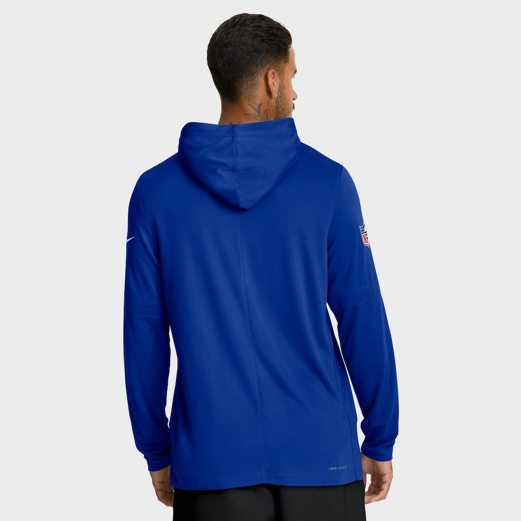 Big & Tall Sideline Dri-FIT Long Sleeve Hoodie T-Shirt - Buffalo Bills Hoodies