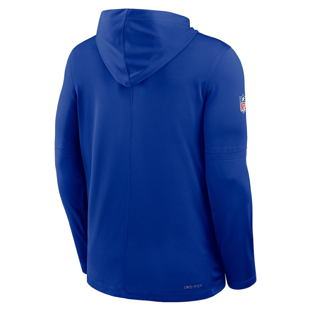 Big & Tall Sideline Dri-FIT Long Sleeve Hoodie T-Shirt - Buffalo Bills Hoodies