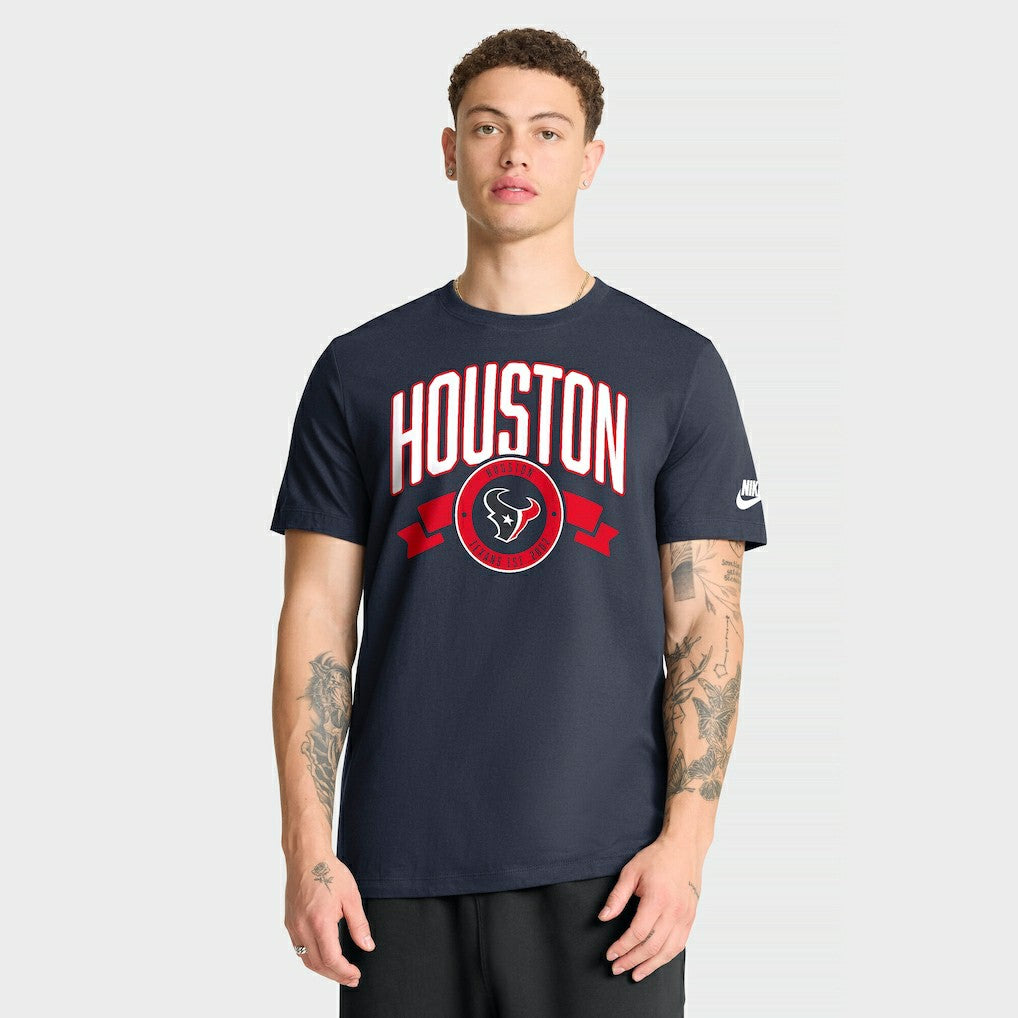 Rewind Front and Back Hit Essential T-Shirt - Houston Texans T-shirts